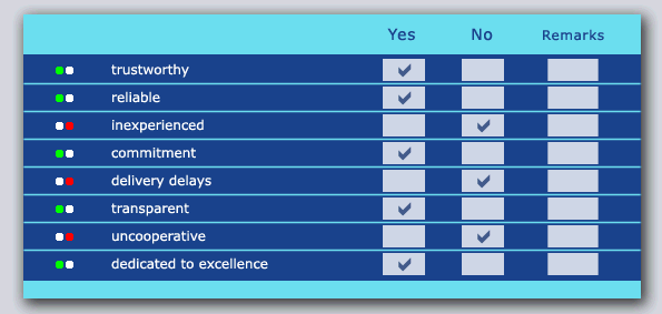 table with advantages